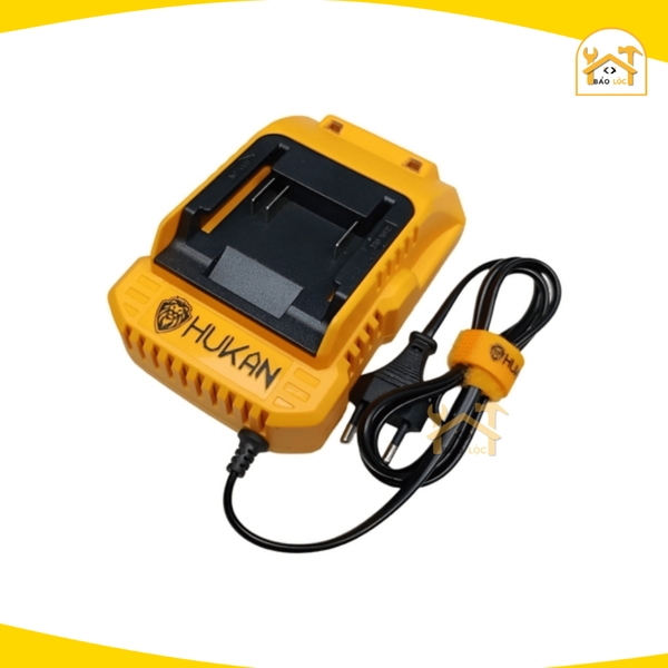 Đế sạc pin 21V Hukan HK-FSC025APro chân pin phổ thông, dòng sạc nhanh 2.5A, có đèn báo đầy, sạc nhanh hơn 35%