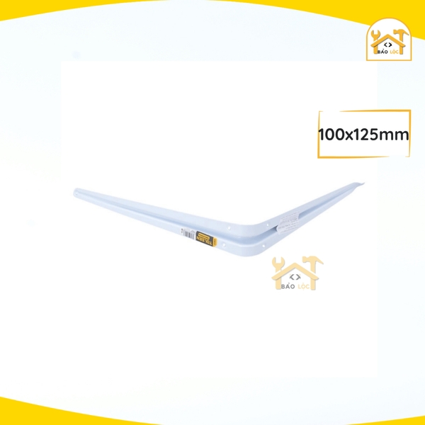 Giá đỡ kệ chữ L , Ê ke trắng Tolsen nhiều kích cỡ  (51011-51017) - Hàng chính hãng.