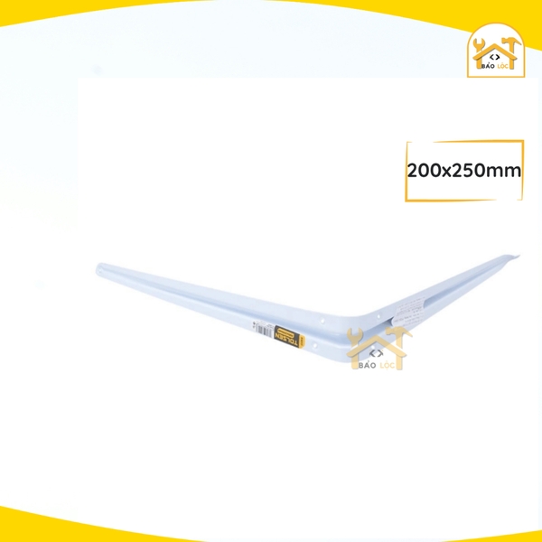 Giá đỡ kệ chữ L , Ê ke trắng Tolsen nhiều kích cỡ  (51011-51017) - Hàng chính hãng.
