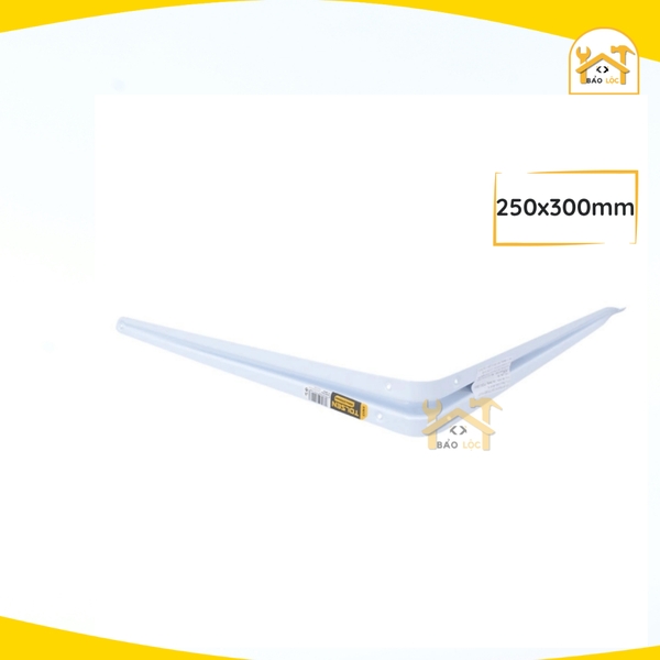 Giá đỡ kệ chữ L , Ê ke trắng Tolsen nhiều kích cỡ  (51011-51017) - Hàng chính hãng.