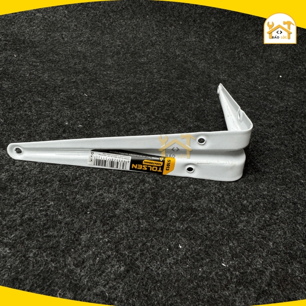 Giá đỡ kệ chữ L , Ê ke trắng Tolsen nhiều kích cỡ  (51011-51017) - Hàng chính hãng.