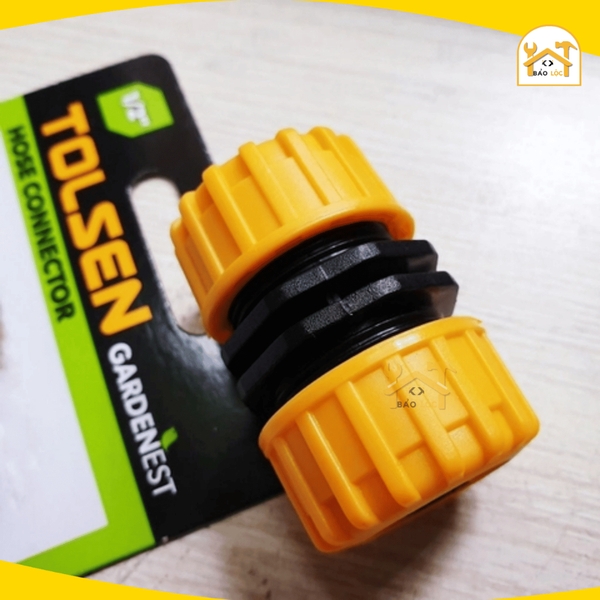 Đầu nối ống nước nhanh 1/2 Tolsen 57118 (loại nối 2 đầu) - Hàng chính hãng.