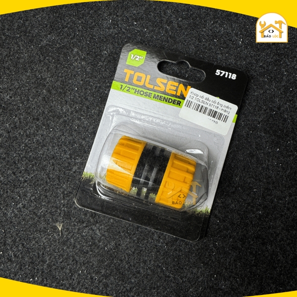 Đầu nối ống nước nhanh 1/2 Tolsen 57118 (loại nối 2 đầu) - Hàng chính hãng.