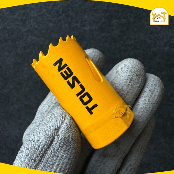 Mũi khoét lỗ sắt TOLSEN kích cỡ 21,27,35,43mm - 75721,75727,75735,75743 - Hàng chính hãng.