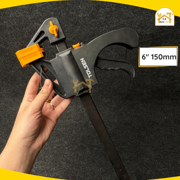 Cảo kẹp gỗ nhanh Tolsen 6,12,18,24 inch - 150,300,450,600mm - 10201,10204,10206,10207
