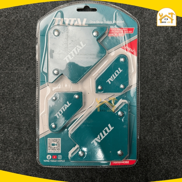 Bộ 4 ke góc nam châm hàn 3 góc Total TAMWH4062 - Hàng chính hãng.