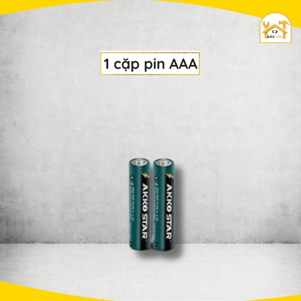 Pin tiểu AAA, pin trung AA, pin đại A Akko Star, Pin cao cấp cho chìa khoá, remote TV, đồng hồ