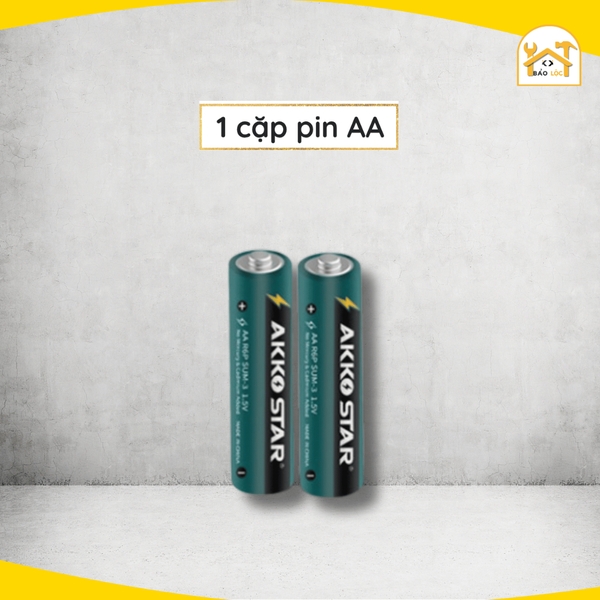 Pin tiểu AAA, pin trung AA, pin đại A Akko Star, Pin cao cấp cho chìa khoá, remote TV, đồng hồ
