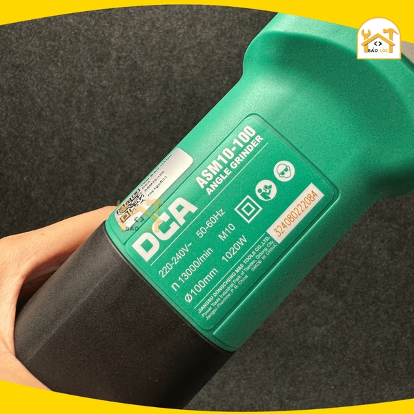 Máy mài góc điện có chỉnh tốc 1020W DCA ASM10-100 - Hàng chính hãng.