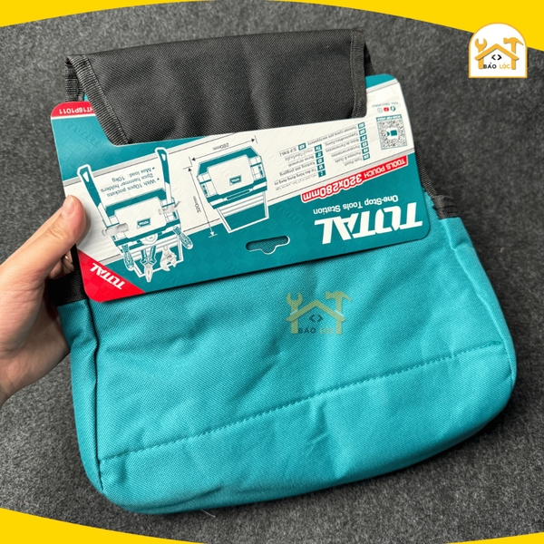 Túi đựng đồ nghề đeo thắt lưng (ko có dây đeo, ko bao gồm đồ nghề) TOTAL THT16P1011 - Hàng chính hãng.