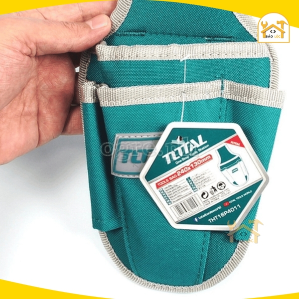 Túi đựng đồ nghề đeo hông TOTAL THT16P4011 4 ngăn loại tải trọng 5kg - Hàng chính hãng.