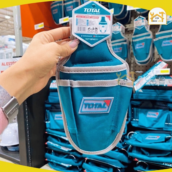 Túi đựng đồ nghề đeo hông TOTAL THT16P4011 4 ngăn loại tải trọng 5kg - Hàng chính hãng.