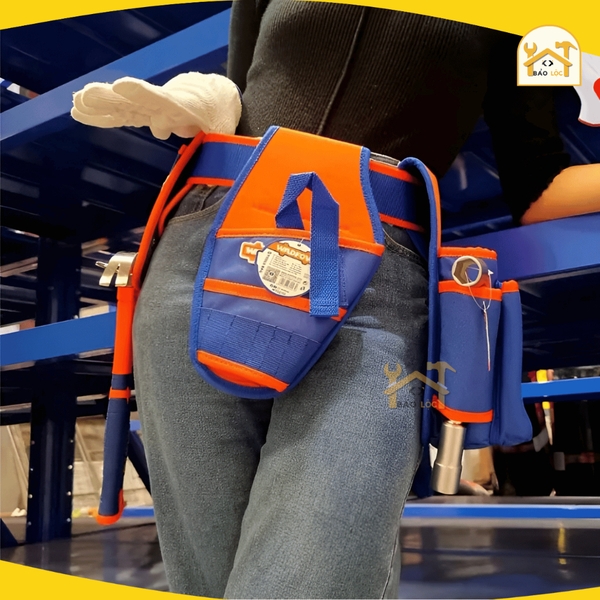 Túi đựng dụng cụ đeo lưng 250x150mm, tải trọng tối đa 8 kg (không kèm đai đeo) WADFOW WTG2105 giỏ công cụ đeo hông