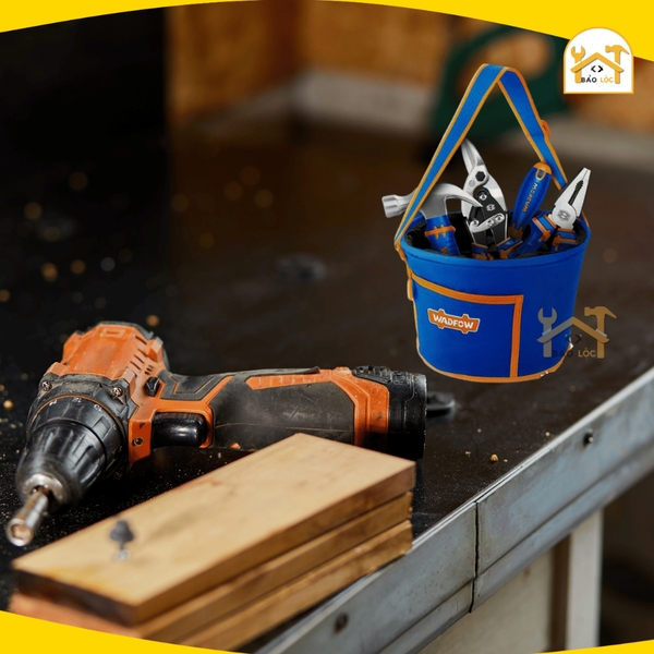 Giỏ, túi đựng dụng cụ, giỏ đựng ốc vít linh kiện 250x200mm WADFOW WTG8101 - Hàng chính hãng