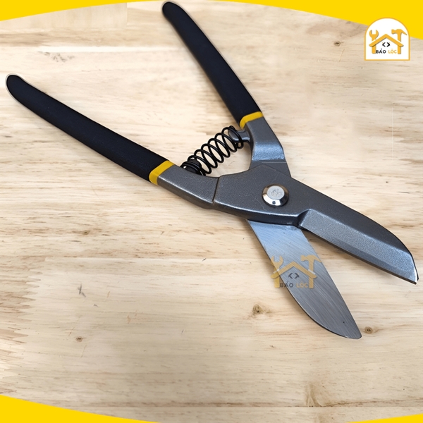 Kéo cắt tôn cán thẳng, kéo cắt tôn công nghiệp cao cấp 10inch 250mm Tolsen 30030, chất liệu Thép Carbon cứng cáp - Hàng