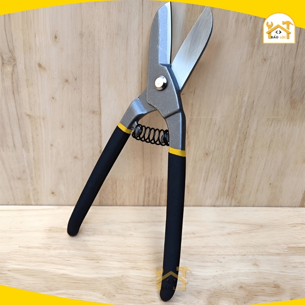 Kéo cắt tôn cán thẳng, kéo cắt tôn công nghiệp cao cấp 10inch 250mm Tolsen 30030, chất liệu Thép Carbon cứng cáp - Hàng