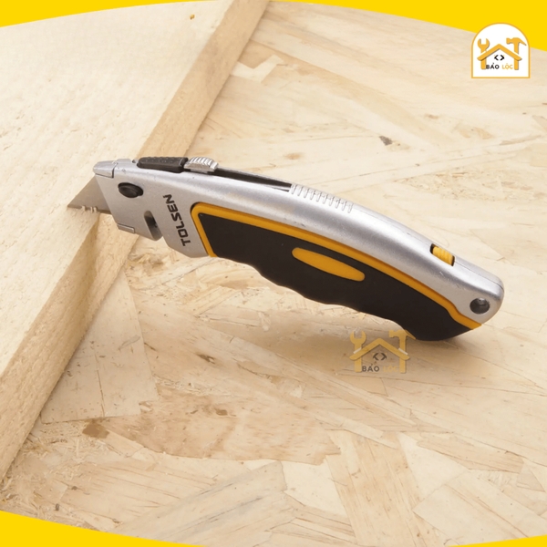 Dụng cụ rọc giấy đa năng 3 lưỡi TOLSEN 30019, thép SK2 chống han gỉ, cắt giấy, mica, Alu, thạch cao