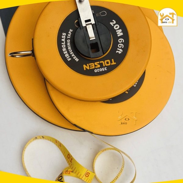 Thước Cuộn, Thước dây 20m 30m 50m nhựa sợi thủy tinh cao cấp Tolsen 35020/ 35022/ 35023