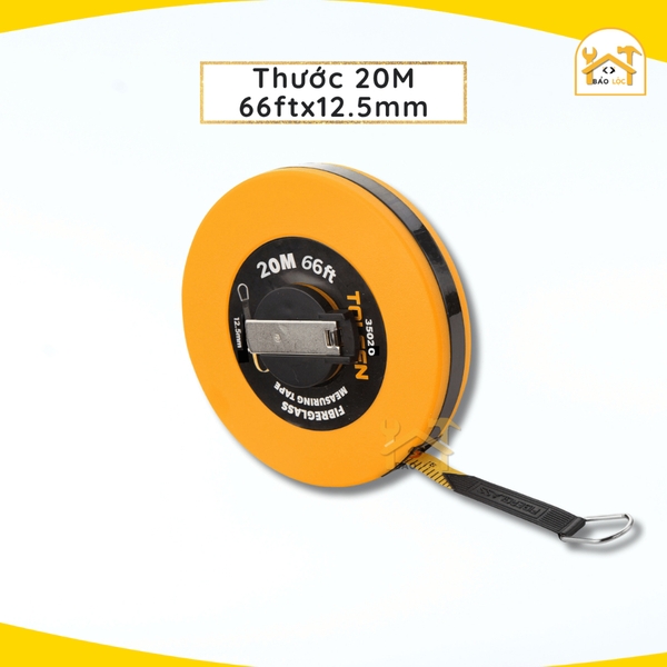 Thước Cuộn, Thước dây 20m 30m 50m nhựa sợi thủy tinh cao cấp Tolsen 35020/ 35022/ 35023