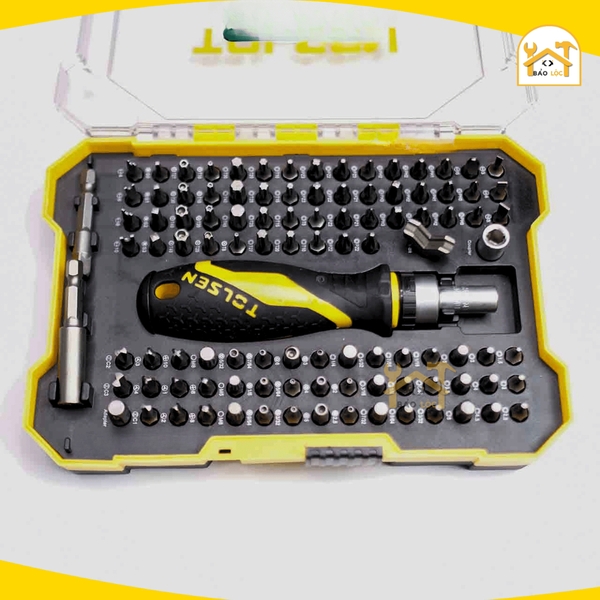 Bộ tua vít 105 chi tiết Tolsen 20188, bộ dụng cụ đa năng, dụng cụ gia đình sửa chữa đồ nghề - Hàng chính hãng.
