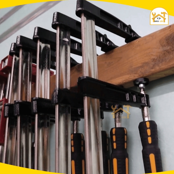 Cảo chữ F cán nhựa công nghiệp 50x150mm, 50x250mm Tolsen 10161,10163 - Hàng chính hãng.