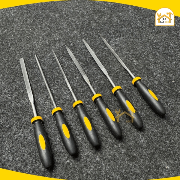 Bộ dũa kim cương mini 3mm*100mm TOLSEN 32046, bộ dũa đa năng, thép hợp kim cao cấp, tay cầm bọc nhựa, chuyên mài dũa kim