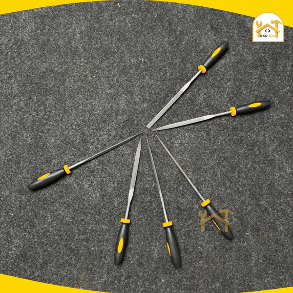 Bộ dũa kim cương mini 3mm*100mm TOLSEN 32046, bộ dũa đa năng, thép hợp kim cao cấp, tay cầm bọc nhựa, chuyên mài dũa kim