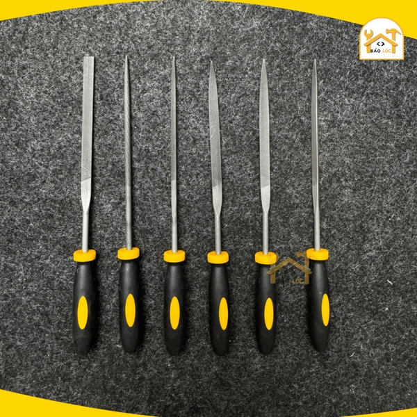 Bộ dũa kim cương mini 3mm*100mm TOLSEN 32046, bộ dũa đa năng, thép hợp kim cao cấp, tay cầm bọc nhựa, chuyên mài dũa kim
