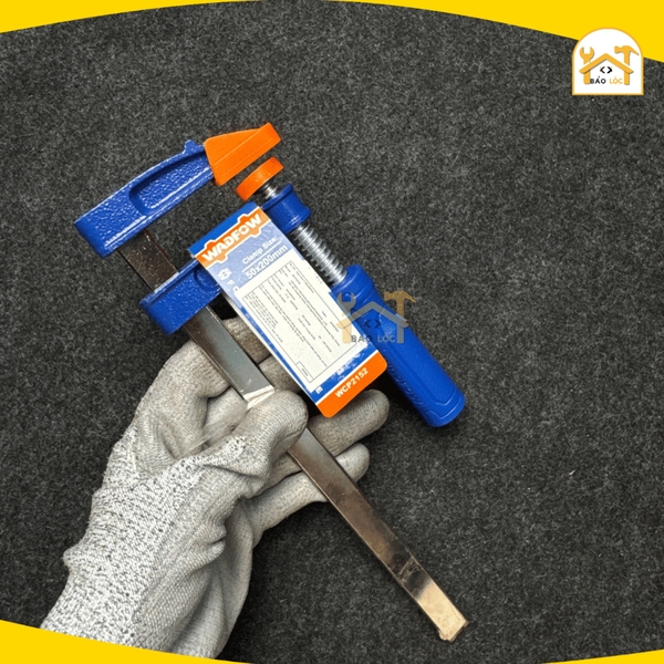 Kẹp gỗ chữ F WADFOW, vam cảo kẹp gỗ chữ F, cảo kẹp cố định gỗ nhiều kích thước từ 50x150mm, 50x200mm WCP2151 WCP2152 - H