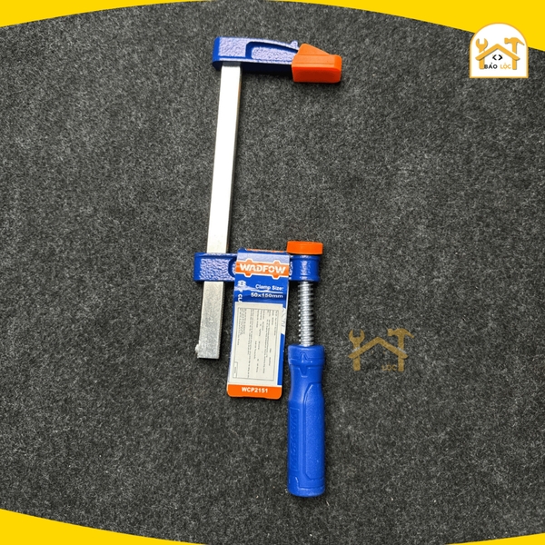 Kẹp gỗ chữ F WADFOW, vam cảo kẹp gỗ chữ F, cảo kẹp cố định gỗ nhiều kích thước từ 50x150mm, 50x200mm WCP2151 WCP2152 - H