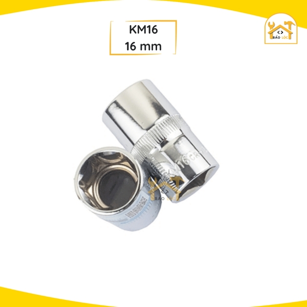 Đầu Tuýp - Khẩu Vặn Ốc 1/2 inch Từ 8-32mm Thép Cr-V Kingblue KM