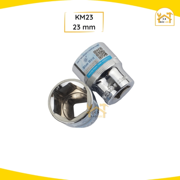 Đầu Tuýp - Khẩu Vặn Ốc 1/2 inch Từ 8-32mm Thép Cr-V Kingblue KM