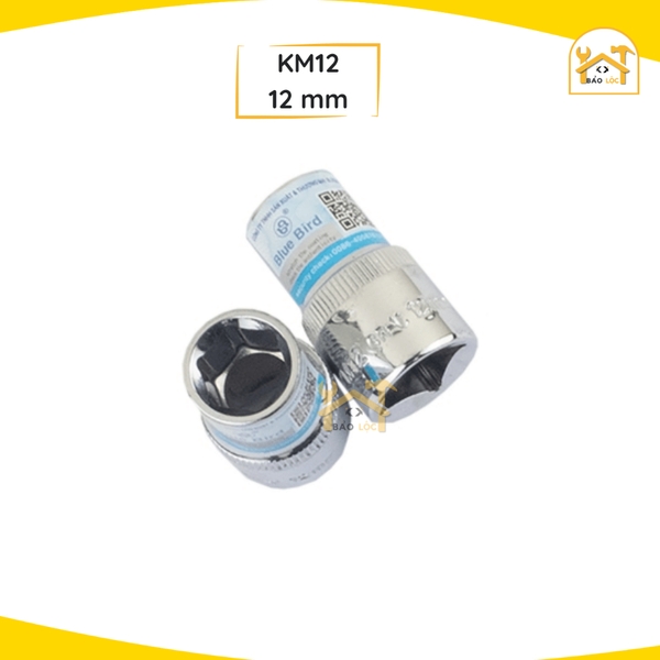 Đầu Tuýp - Khẩu Vặn Ốc 1/2 inch Từ 8-32mm Thép Cr-V Kingblue KM