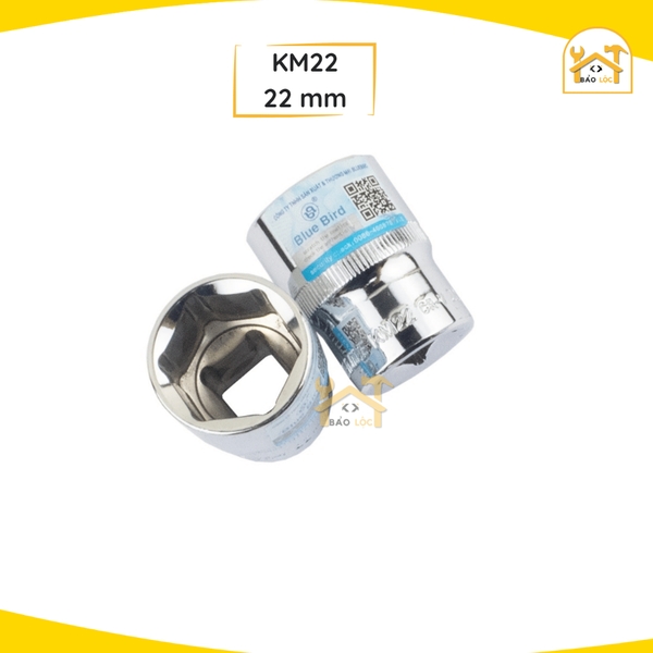 Đầu Tuýp - Khẩu Vặn Ốc 1/2 inch Từ 8-32mm Thép Cr-V Kingblue KM