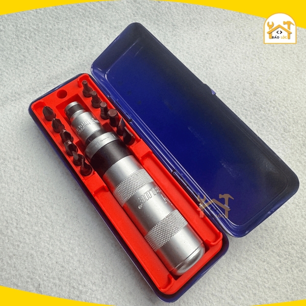 Bộ Tua Vít Đóng Kingblue 13 Chi Tiết, Có Thể Đảo Chiều Siết Và Mở 12 Mũi Đóng Các Loại KV10-13
