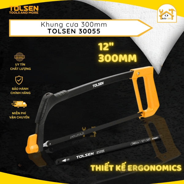 Khung cưa tốt 300mm Tolsen 30055 - Hàng chính hãng.