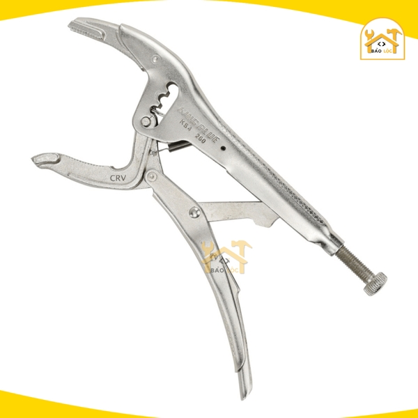 Kìm chết ngàm rộng 4 chế độ KingBlue KS4-260 chiều dài 260mm, mở tối đa 100mm, Kìm bấm chết đa năng mở ống nước 64mm