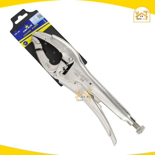 Kìm chết ngàm rộng 4 chế độ KingBlue KS4-260 chiều dài 260mm, mở tối đa 100mm, Kìm bấm chết đa năng mở ống nước 64mm