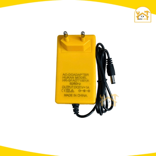 Sạc Adapter 21v HUKAN HK-G1ADT1001A, Công suất 1A - Hàng chính hãng.