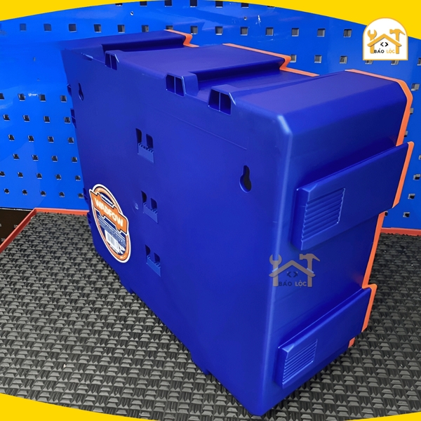 Bộ tủ gồm 2 hộp nhựa chia 13 ngăn và 4 hộp nhựa chia 6 ngăn đựng linh kiện 380x182x32mm WADFOW WTB8346