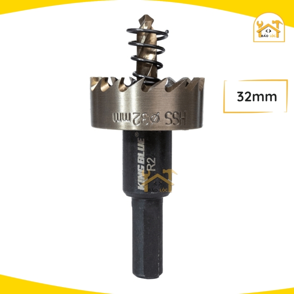 Mũi khoét kim loại R2 kích thước 16-60mm Kingblue - Hàng chính hãng.