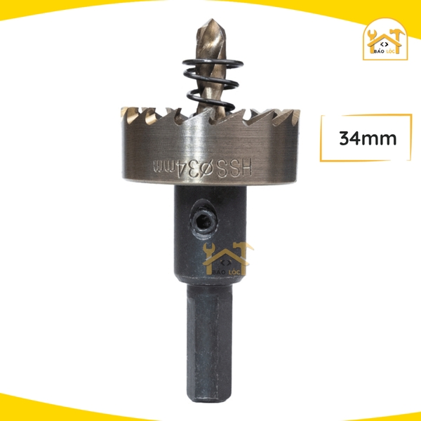 Mũi khoét kim loại R2 kích thước 16-60mm Kingblue - Hàng chính hãng.