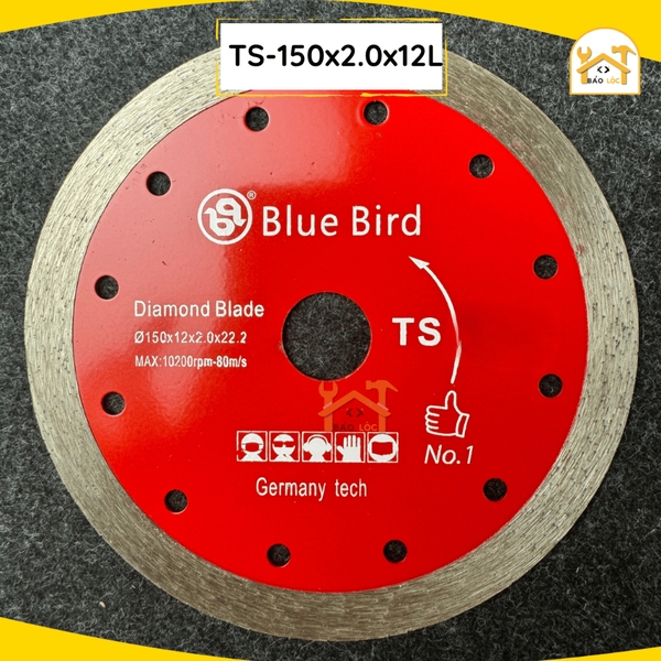 Lưỡi Chuyên Cắt Đá Granite, Bê Tông KINGBLUE TS - Hàng chính hãng.