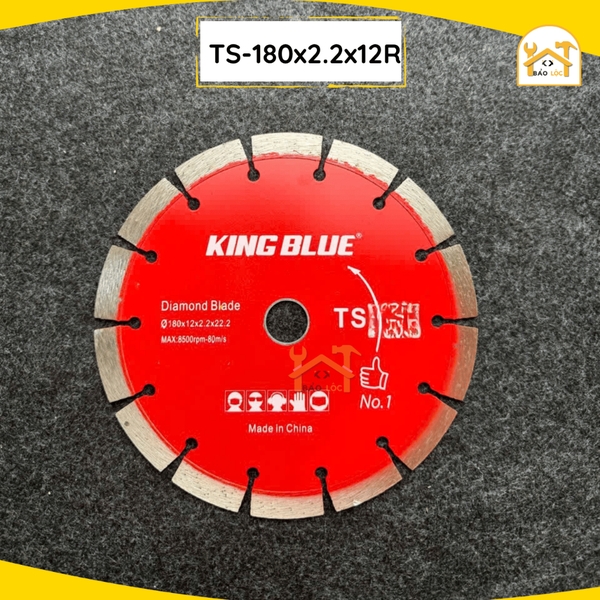 Lưỡi Chuyên Cắt Đá Granite, Bê Tông KINGBLUE TS - Hàng chính hãng.