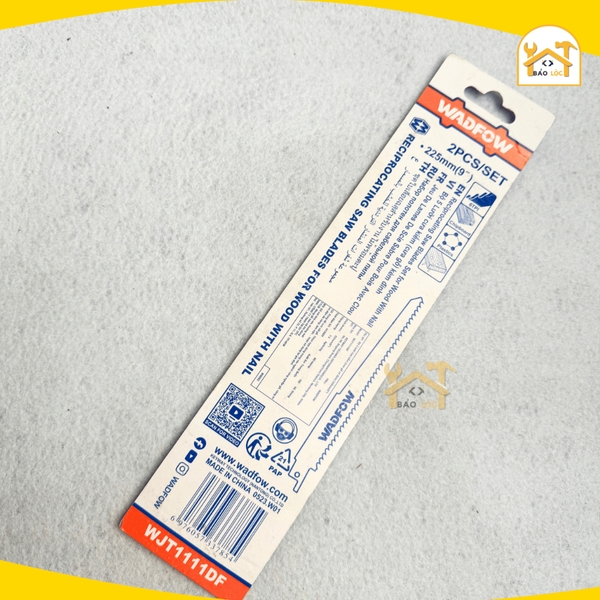 Bộ 2 lưỡi cưa kiếm (cưa gỗ có đinh) 225mm(9