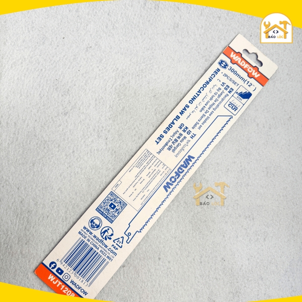 Bộ 2 lưỡi cưa kiếm (cắt thực phẩm đông lạnh) 300mm(12