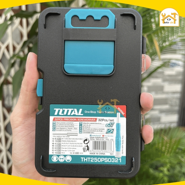 Bộ 32 tua vít sữa điện thoại TOTAL THT250PS0321