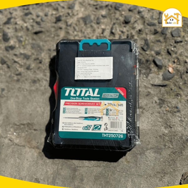 Bộ tua vít sửa đồng hồ TOTAL THT250726 7 chi tiết - Hàng chính hãng.