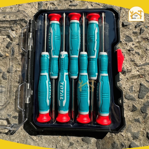 Bộ tua vít sửa đồng hồ TOTAL THT250726 7 chi tiết - Hàng chính hãng.