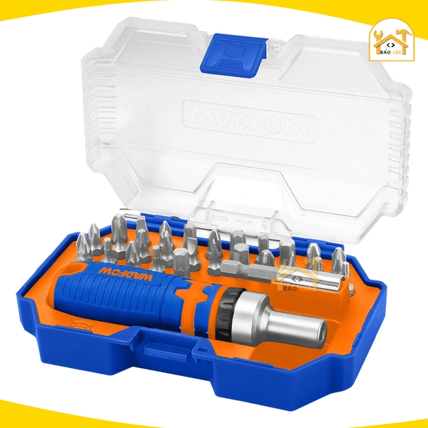 Bộ 28 chi tiết bắt vít WadFow WSS8B28, Thép Cr-V cao cấp - Hàng chính hãng.